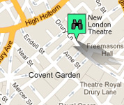 Click for map of New London Theatre hotels